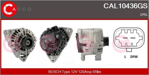 Great value for money - CASCO Alternator CAL10436GS