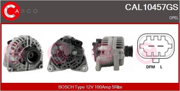 Great value for money - CASCO Alternator CAL10457GS