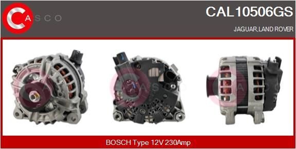 CAL10506GS CASCO Generator JAGUAR 12V, 230A, CPA0244