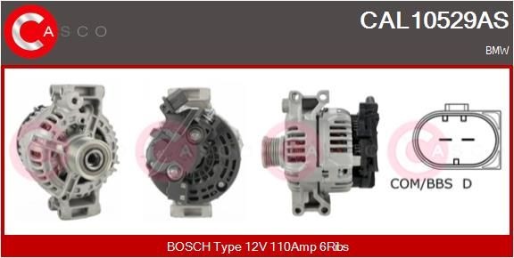 CASCO CAL10529AS Alternator 7532964
