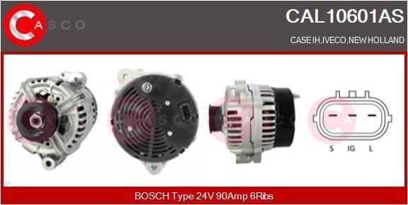 CAL10601AS CASCO Lichtmaschine IVECO EuroTech MP