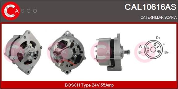 CAL10616AS CASCO Lichtmaschine für SCANIA online bestellen