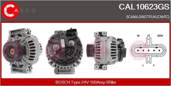 CAL10623GS CASCO Lichtmaschine für SCANIA online bestellen