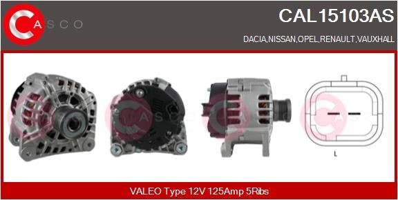CASCO CAL15103AS Alternator Freewheel Clutch 23100-00Q1A