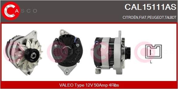 CASCO CAL15111AS Alternator 570525
