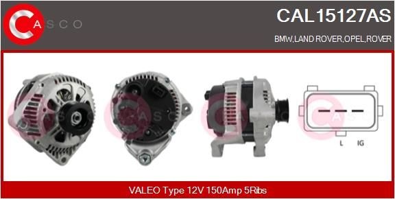 Great value for money - CASCO Alternator CAL15127AS