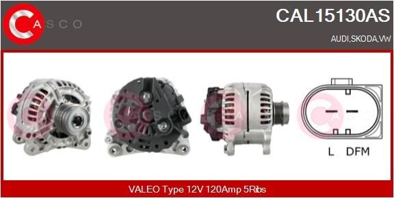 Audi Q5 Generator 10877357 CASCO CAL15130AS online buy