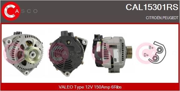 CASCO CAL15301RS Alternator 5705.Y4