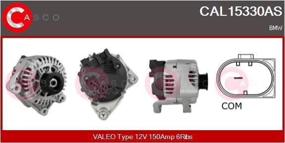 CASCO CAL15330AS Alternator Freewheel Clutch 7802471