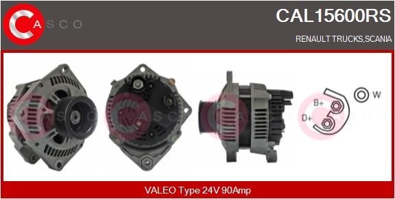 CASCO CAL15600RS Alternator 1433688