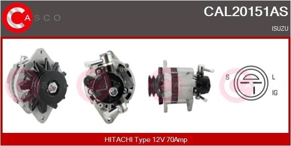 CASCO CAL20151AS Alternator LR170-418B