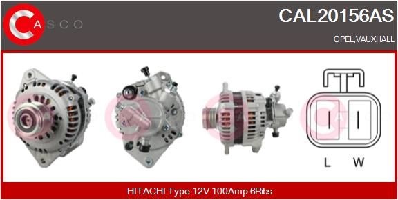 CASCO CAL20156AS Alternator 2506102