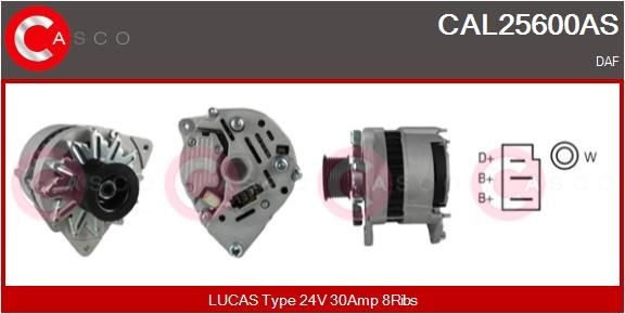 CASCO CAL25600AS Alternator 1200583