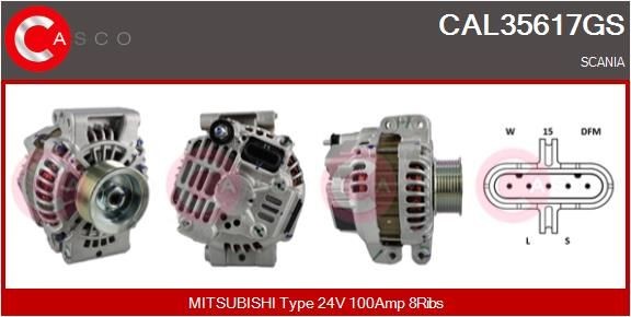 CAL35617GS CASCO Lichtmaschine für ISUZU online bestellen
