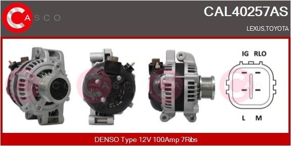 CASCO CAL40257AS Alternator 27060-0G011-84