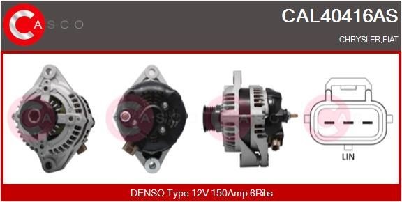 Original CAL40416AS CASCO Alternator experience and price