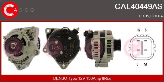 CASCO CAL40449AS Alternator LEXUS experience and price