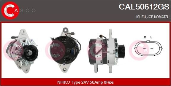 CASCO CAL50612GS Alternator 32G6800100