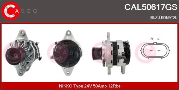 CASCO CAL50617GS Alternator 32G68-00100