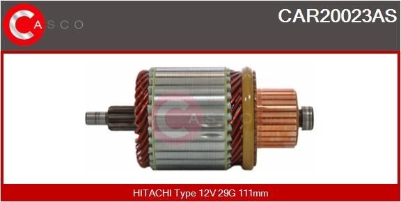 CASCO CAR20023AS Starter motor 8.97150.204.1