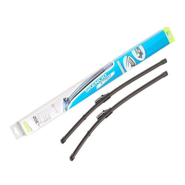 VALEO SILENCIO X.TRM, SILENCIO FLAT BLADE SET 574303 Wiper blade 550 mm Front, Beam, with spoiler, for left-hand drive vehicles, Pin Fixing