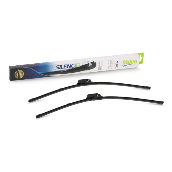 VALEO SILENCIO X.TRM, SILENCIO FLAT BLADE SET 574307 Wiper blade 550 mm Front, Beam, with spoiler, for left-hand drive vehicles, Pin Fixing