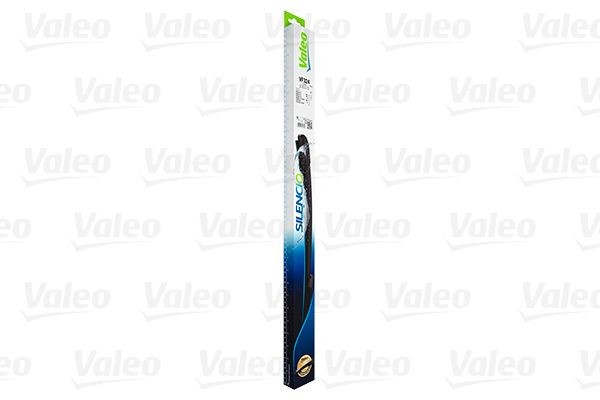 VALEO 574365 Windscreen wiper 600, 450 mm Front, Beam, with spoiler, for left-hand drive vehicles, Bayonet attachment