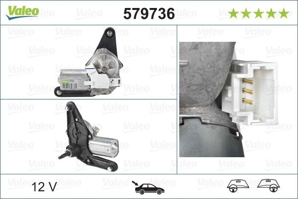 Pompe de lave-glace pour Renault Clio 2 1.2 16V 75 CH Essence 55 KW 2001 -  2016 D4F 706 ▷ AUTODOC
