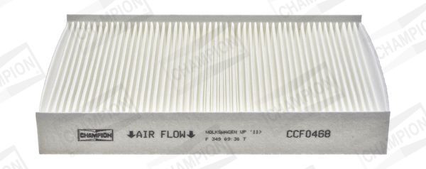 CCF0468 CHAMPION Pollen filter VW Pollen Filter, Particulate Filter, 255 mm x 182 mm x 35 mm