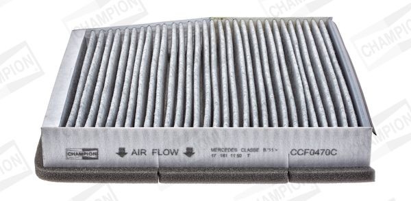 CHAMPION CCF0470C Pollen filter Activated Carbon Filter, 248 mm x 250 mm x 43 mm