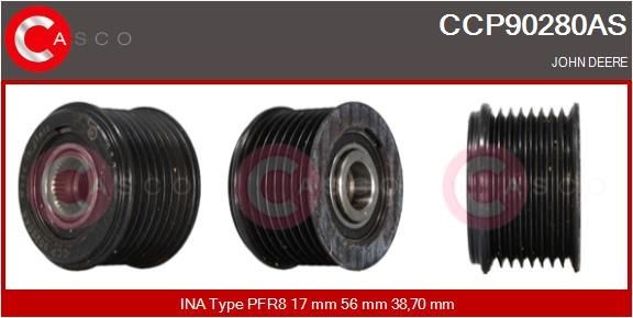 CASCO CCP90280AS Alternator Freewheel Clutch AL156091