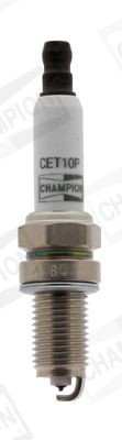 CHAMPION Aerovantage Spoiler CET10P, M12x1.25, Spanner Size: 16 mm, Ti Poly-V Electrode distance: 0,75mm Engine spark plug CET10P buy