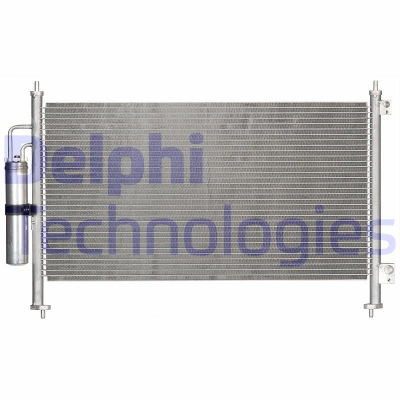 DELPHI CF20196 Air conditioning condenser with dryer, 640mm