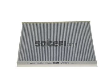 SIC1765 FRAM Activated Carbon Filter, 290 mm x 224 mm x 17 mm Width: 224mm, Height: 17mm, Length: 290mm Cabin filter CFA8874 buy