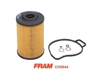 CH5644 FRAM Filtereinsatz Innendurchmesser: 27mm, Ø: 82mm, Ø: 82mm, Höhe: 124mm Ölfilter CH5644 günstig kaufen