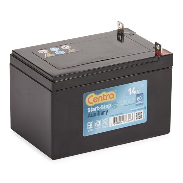 CENTRA CK143 Start-Stop Auxiliary Batterie 12V 14Ah 80A B0 Batterie EFB  pour RENAULT Twizy (MAM_)