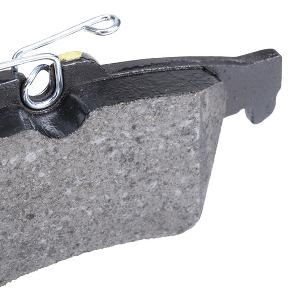 598783 Set of brake pads 598783 VALEO Rear Axle, excl. wear warning contact, with anti-squeak plate