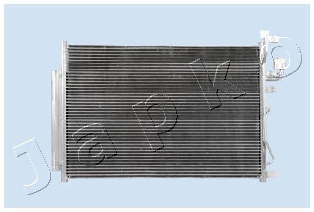 JAPKO 640 x 455 x 16 mm, R 134a Refrigerant: R 134a, Core Dimensions: 640 x 455 x 16 mm Condenser, air conditioning CND072034 buy