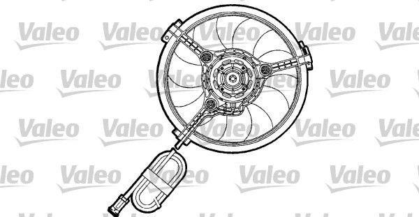 Audi A4 Radiator cooling fan 1092479 VALEO 698155 online buy