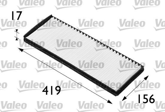 Pollen filter VALEO 698165 - Opel Astra F Convertible (T92) Air conditioning spare parts order
