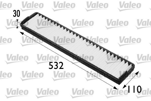 FA168 VALEO CLIMFILTER COMFORT Particulate Filter, 525 mm x 114 mm x 35 mm Width: 114mm, Height: 35mm, Length: 525mm Cabin filter 698168 buy