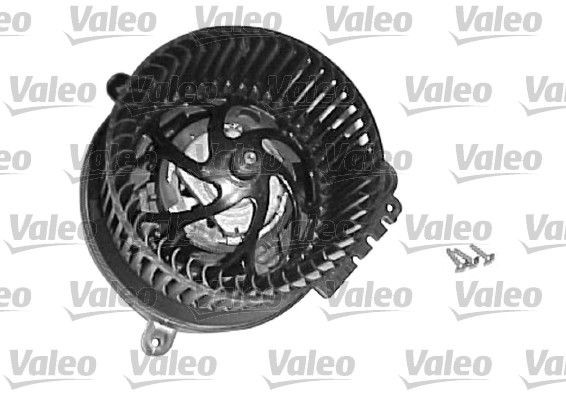 698381 VALEO Heater blower motor MERCEDES-BENZ for vehicles without air conditioning, for left-hand drive vehicles