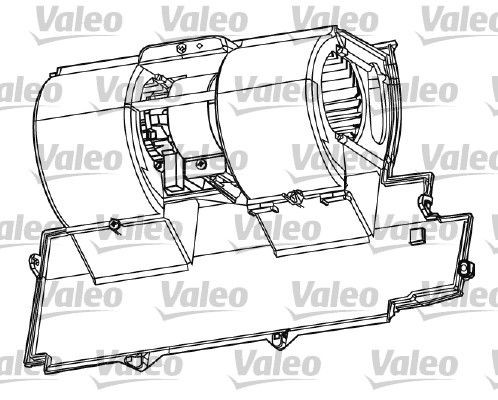 VALEO 698511 Innenraumgebläse für IVECO EuroCargo I-III LKW in Original Qualität