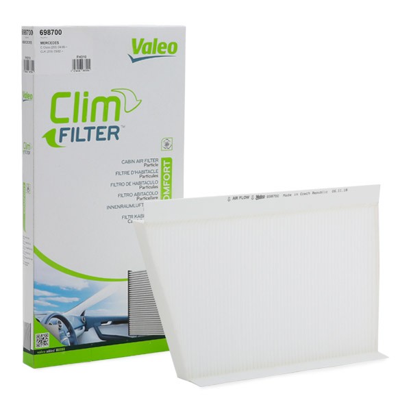 VALEO CLIMFILTER COMFORT 698700 Pollen filter Particulate Filter, 340 mm x 198 mm x 25 mm
