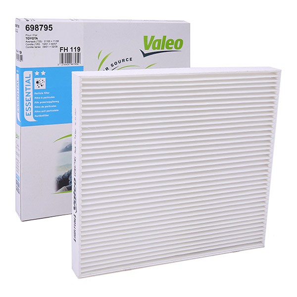 VALEO CLIMFILTER COMFORT 698795 Pollen filter Particulate Filter, 220 mm x 198 mm x 20 mm