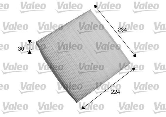 VALEO CLIMFILTER COMFORT Particulate Filter, 224 mm x 234 mm x 30 mm Width: 234mm, Height: 30mm, Length: 224mm Cabin filter 698868 buy