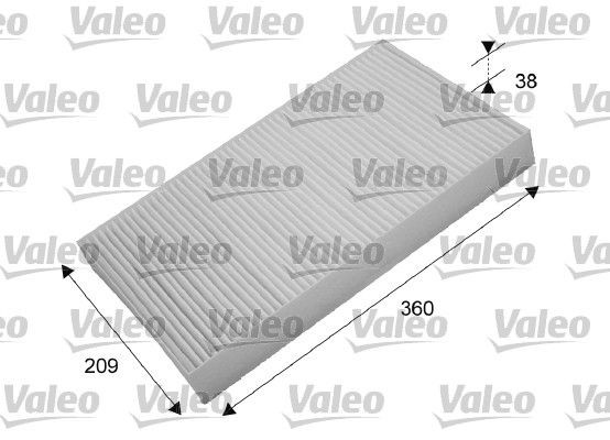 VALEO CLIMFILTER COMFORT Particulate Filter, 346 mm x 210 mm x 34 mm Width: 210mm, Height: 34mm, Length: 346mm Cabin filter 698871 buy