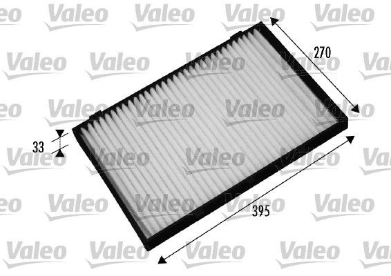 VALEO CLIMFILTER COMFORT 698879 Pollen filter Particulate Filter, 378 mm x 246 mm x 27 mm