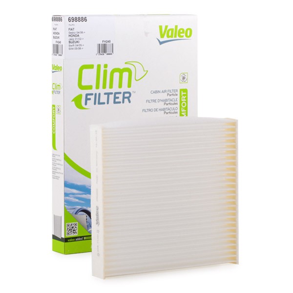VALEO CLIMFILTER COMFORT 698886 Pollen filter Particulate Filter, 185 mm x 179 mm x 29 mm