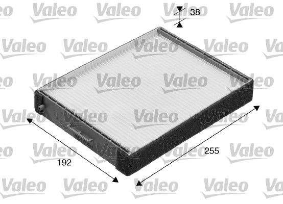 VALEO CLIMFILTER COMFORT 698888 Pollen filter Particulate Filter, 259 mm x 196 mm x 38 mm